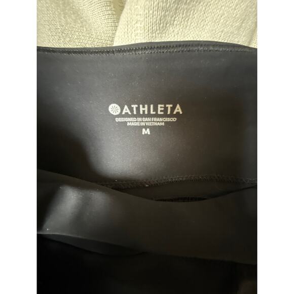 Athleta Stellar Trouser Pant Womens Size M in Black Travel Casual Office EUC - Picture 10 of 12